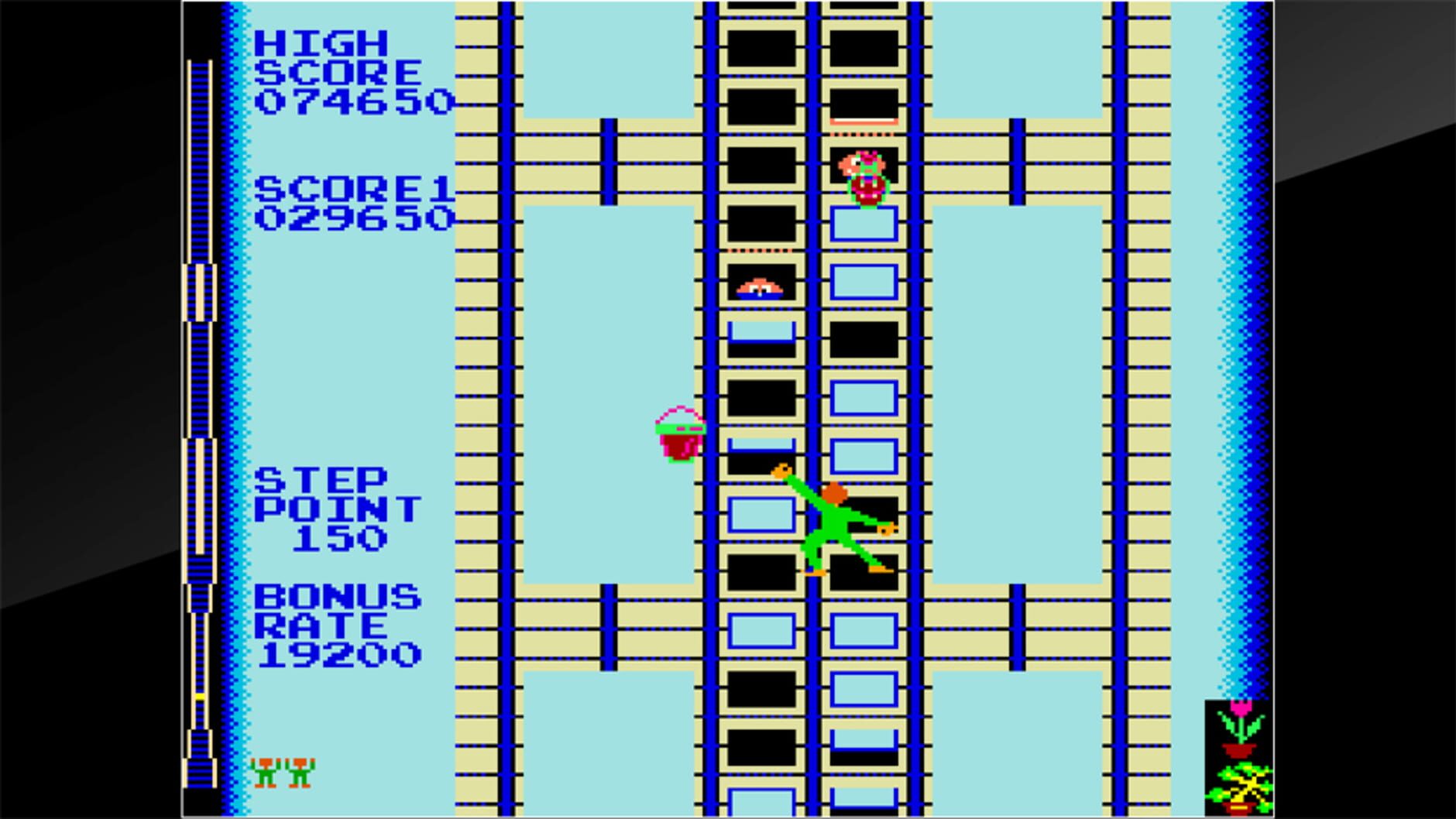 Screenshot for Arcade Archives: Crazy Climber