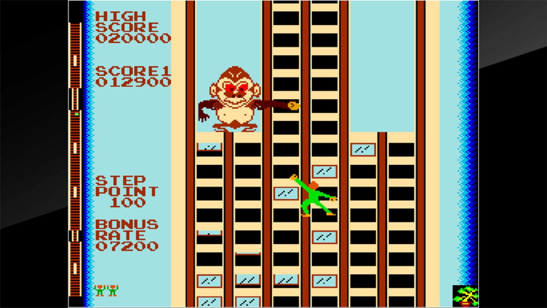 Screenshot for Arcade Archives: Crazy Climber