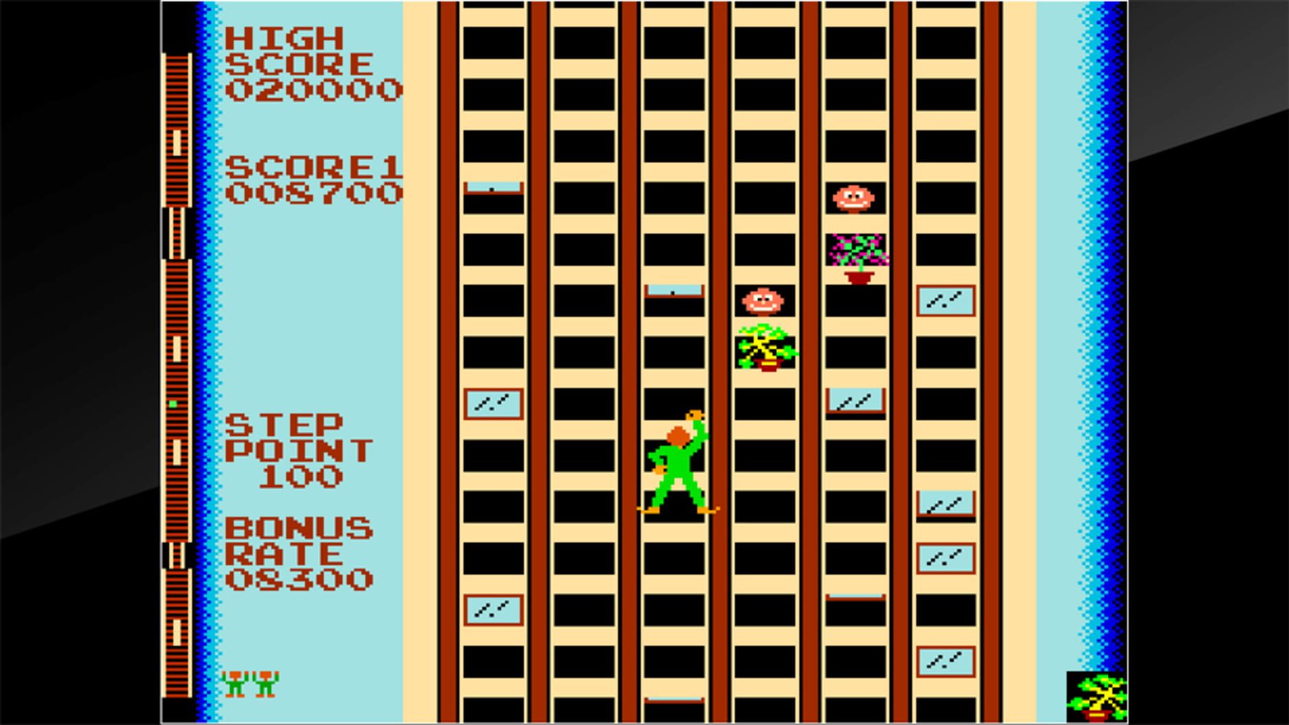 Screenshot for Arcade Archives: Crazy Climber