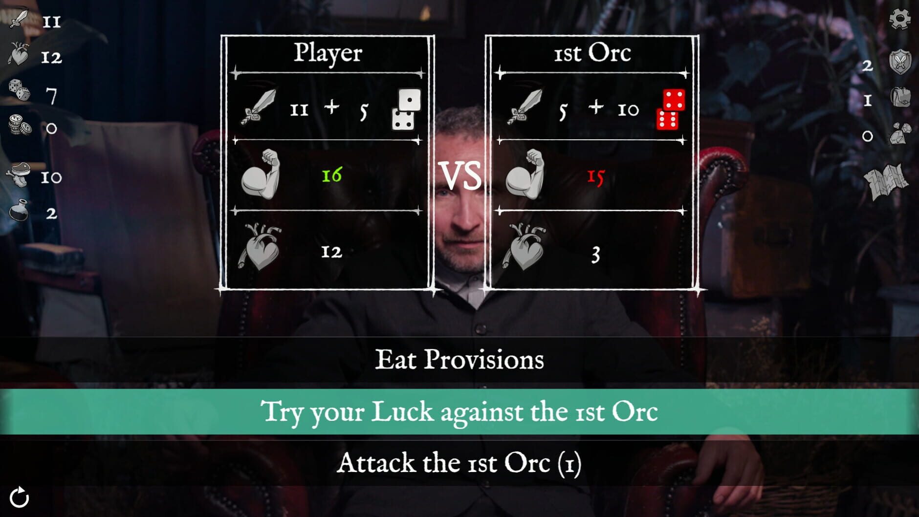 Screenshot for Deathtrap Dungeon: The Interactive Video Adventure