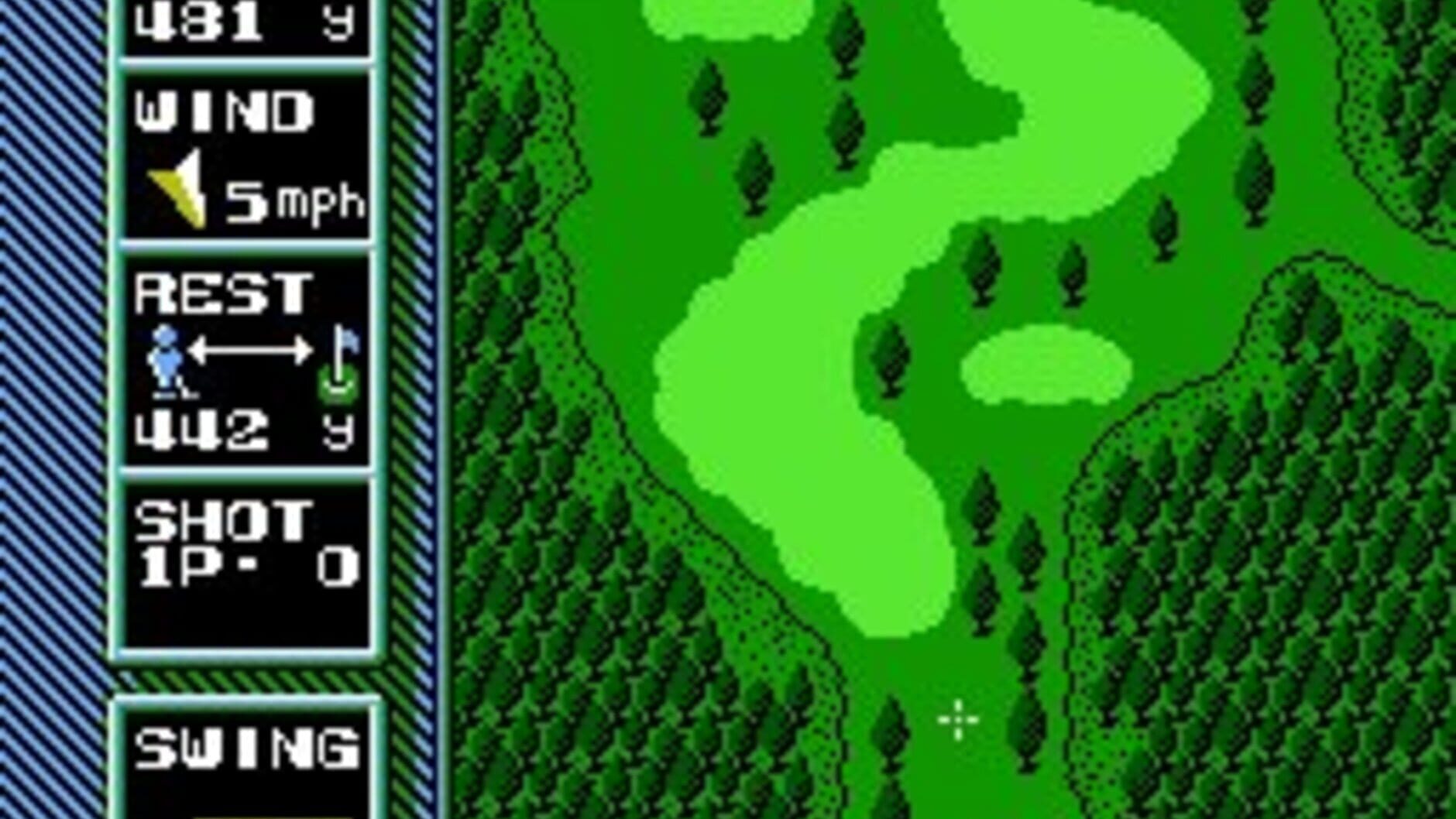 Screenshot for NES Open Tournament Golf