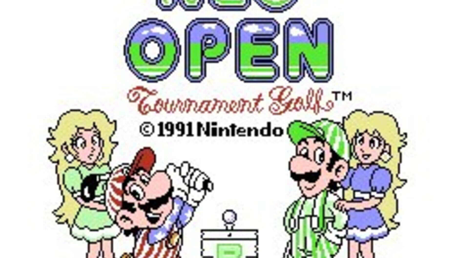 Screenshot for NES Open Tournament Golf