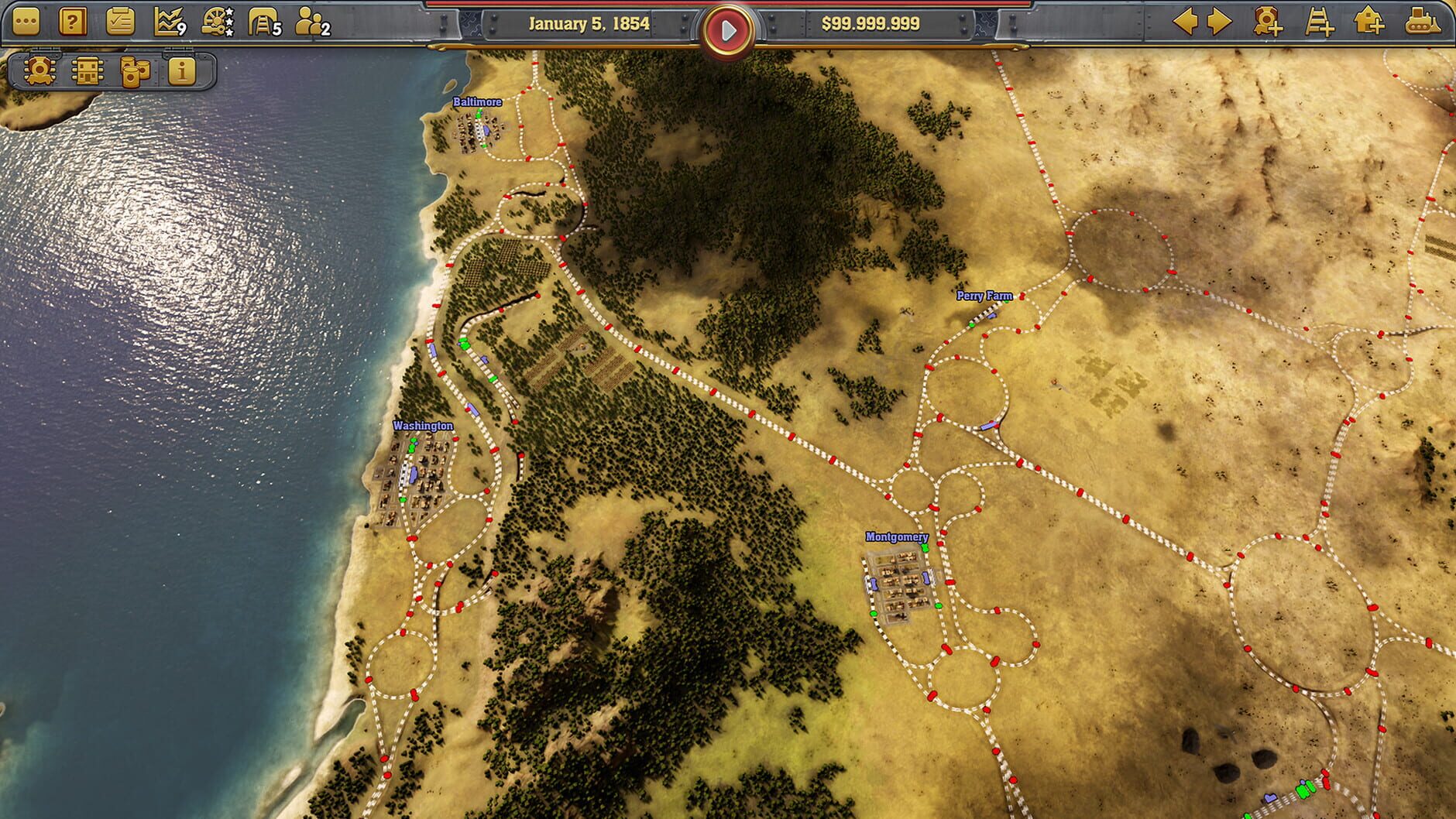 Screenshot for Railway Empire: Nintendo Switch Edition