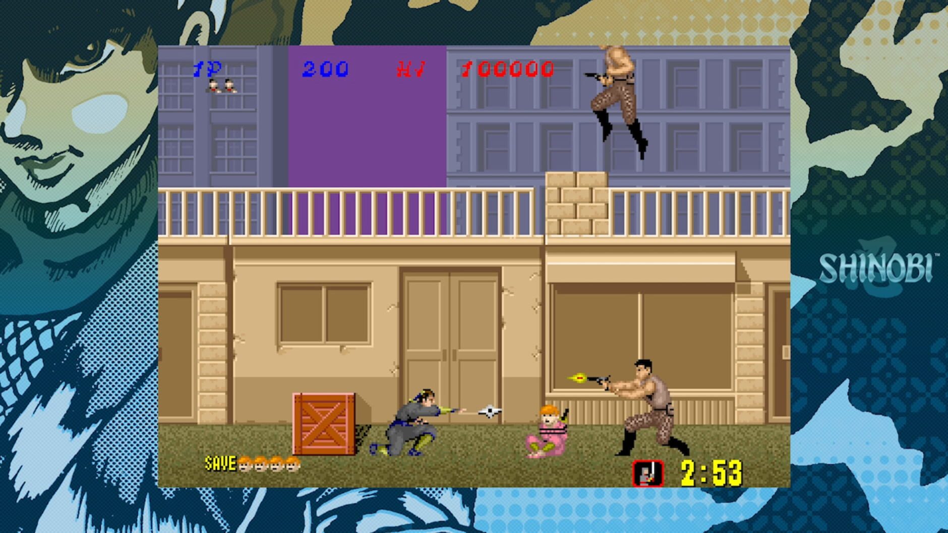 Screenshot for Sega Ages: Shinobi