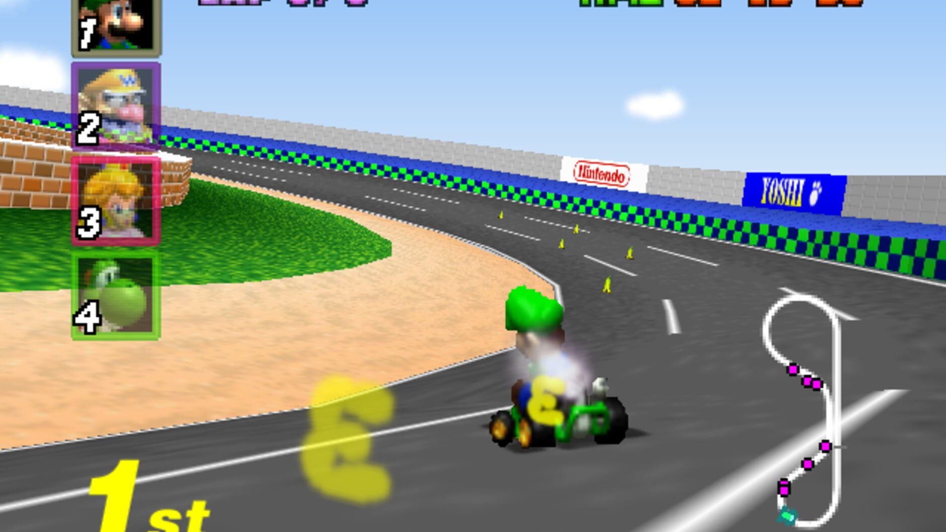 Screenshot for Mario Kart 64