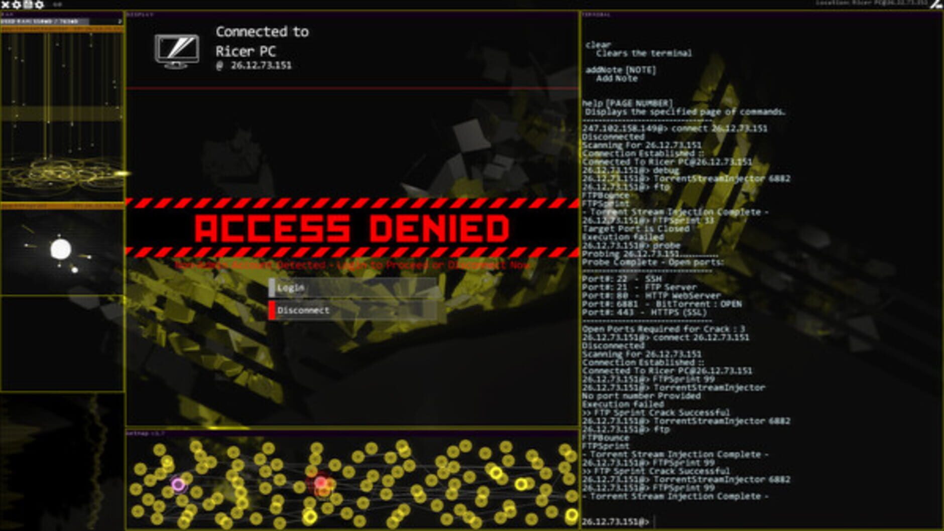 Screenshot for Hacknet: Labyrinths