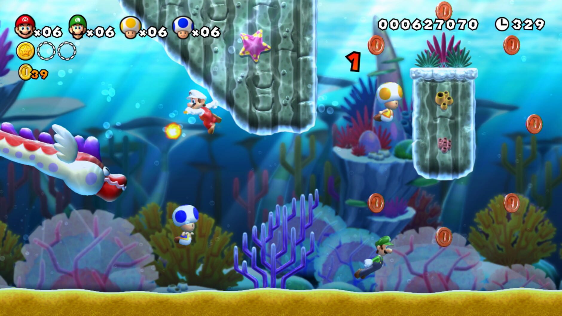 Screenshot for New Super Mario Bros. U