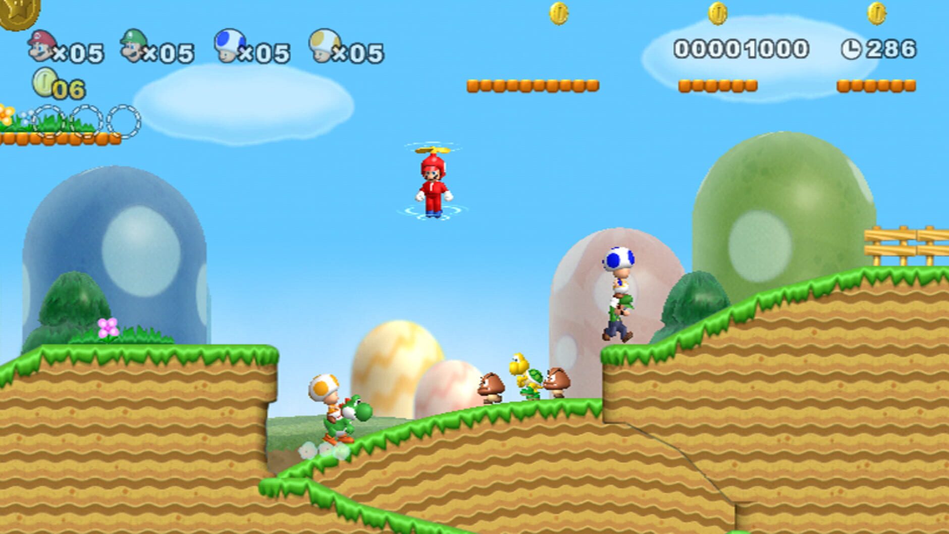 Screenshot for New Super Mario Bros. Wii