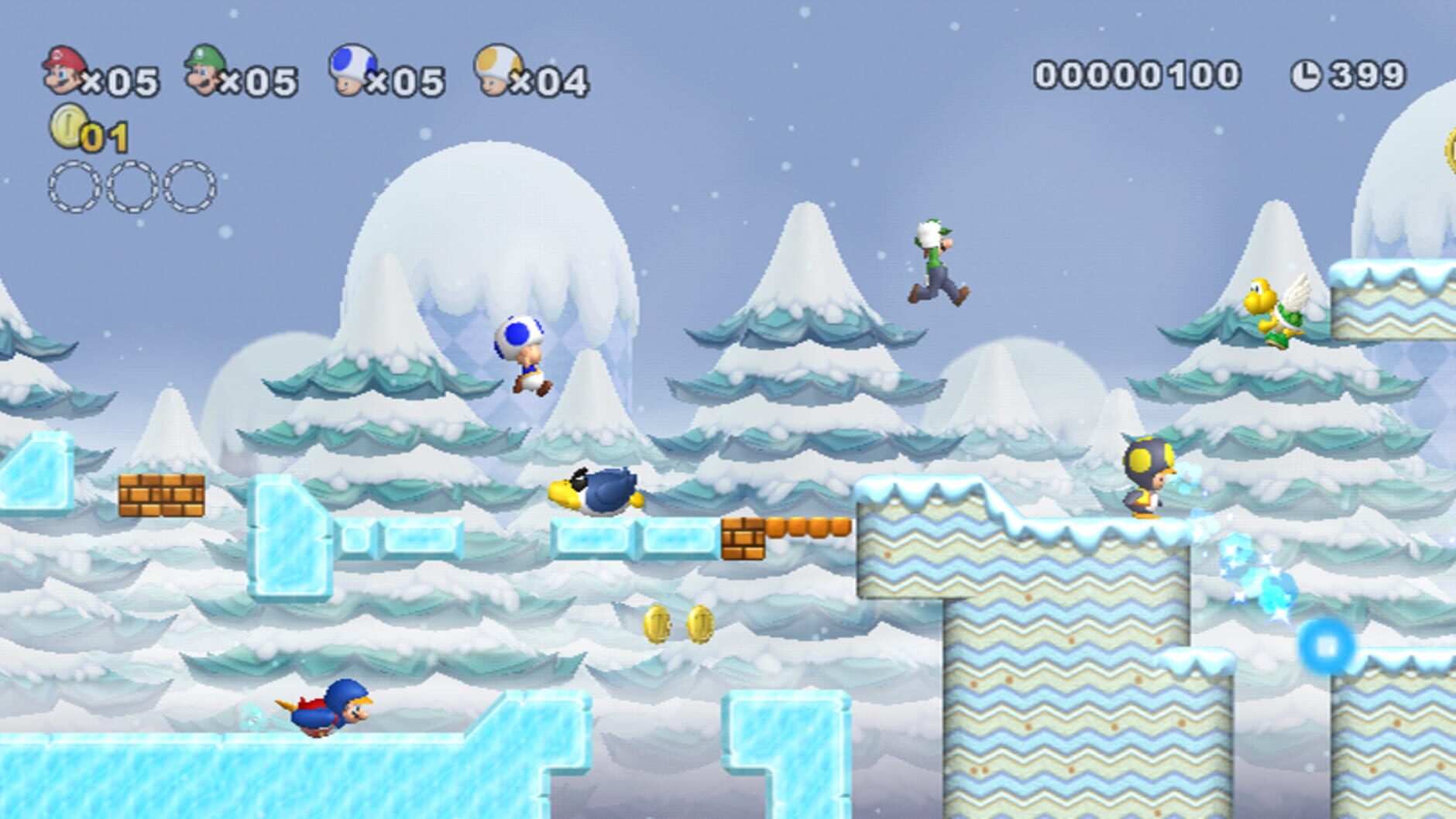 Screenshot for New Super Mario Bros. Wii