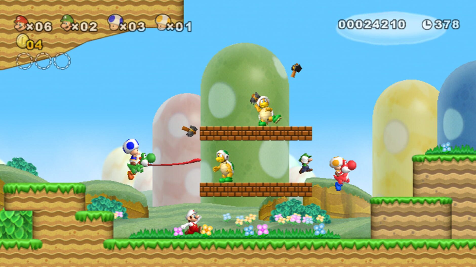 Screenshot for New Super Mario Bros. Wii