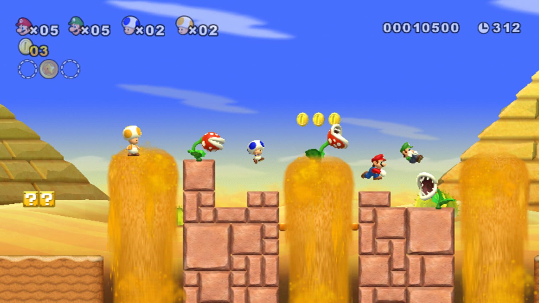 Screenshot for New Super Mario Bros. Wii