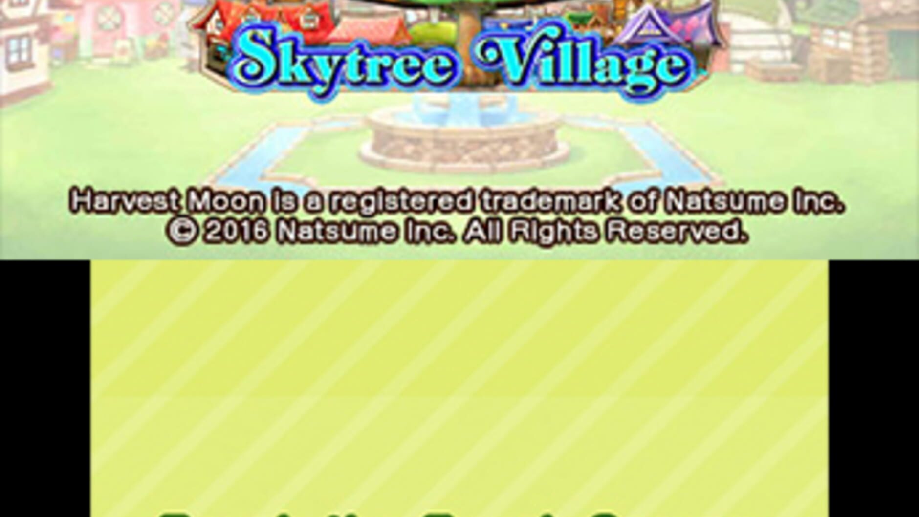 Screenshot for Harvest Moon: Skytree Village