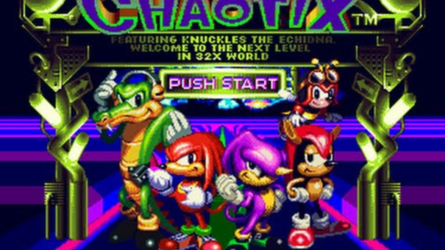Screenshot for Knuckles' Chaotix