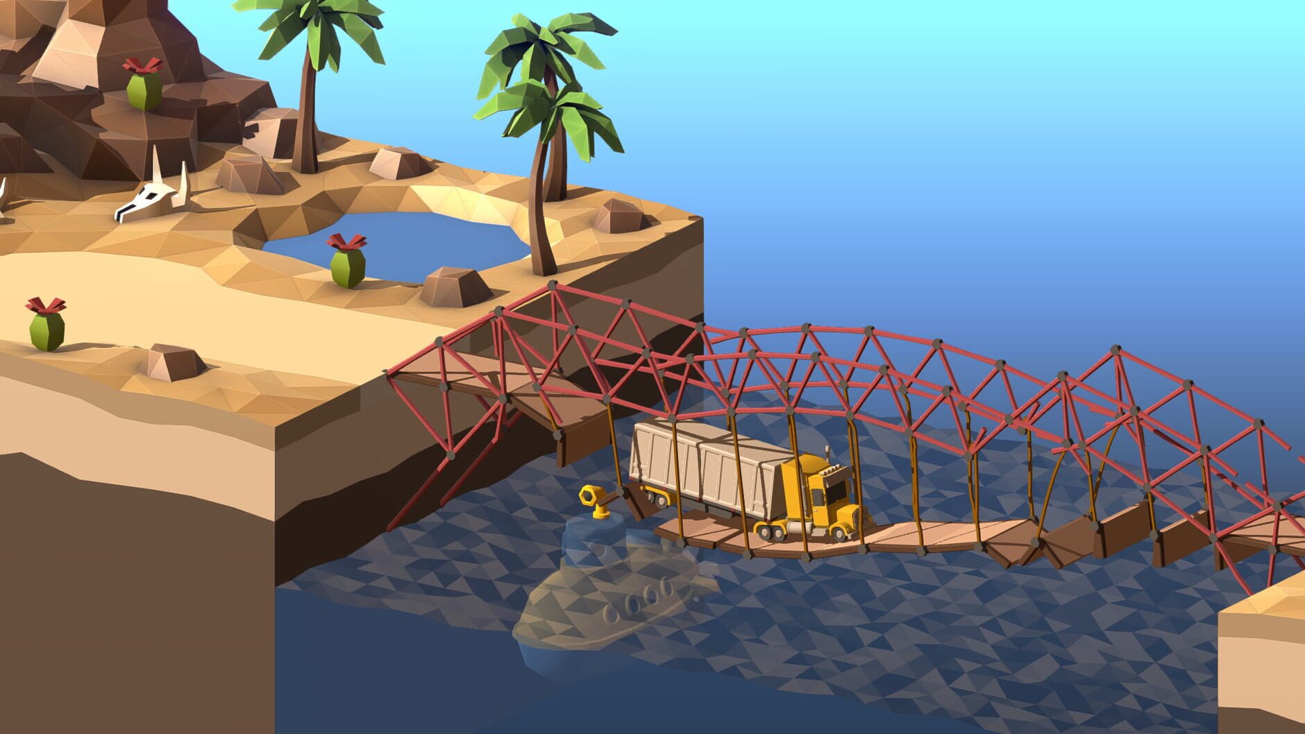 Screenshot for Poly Bridge 2