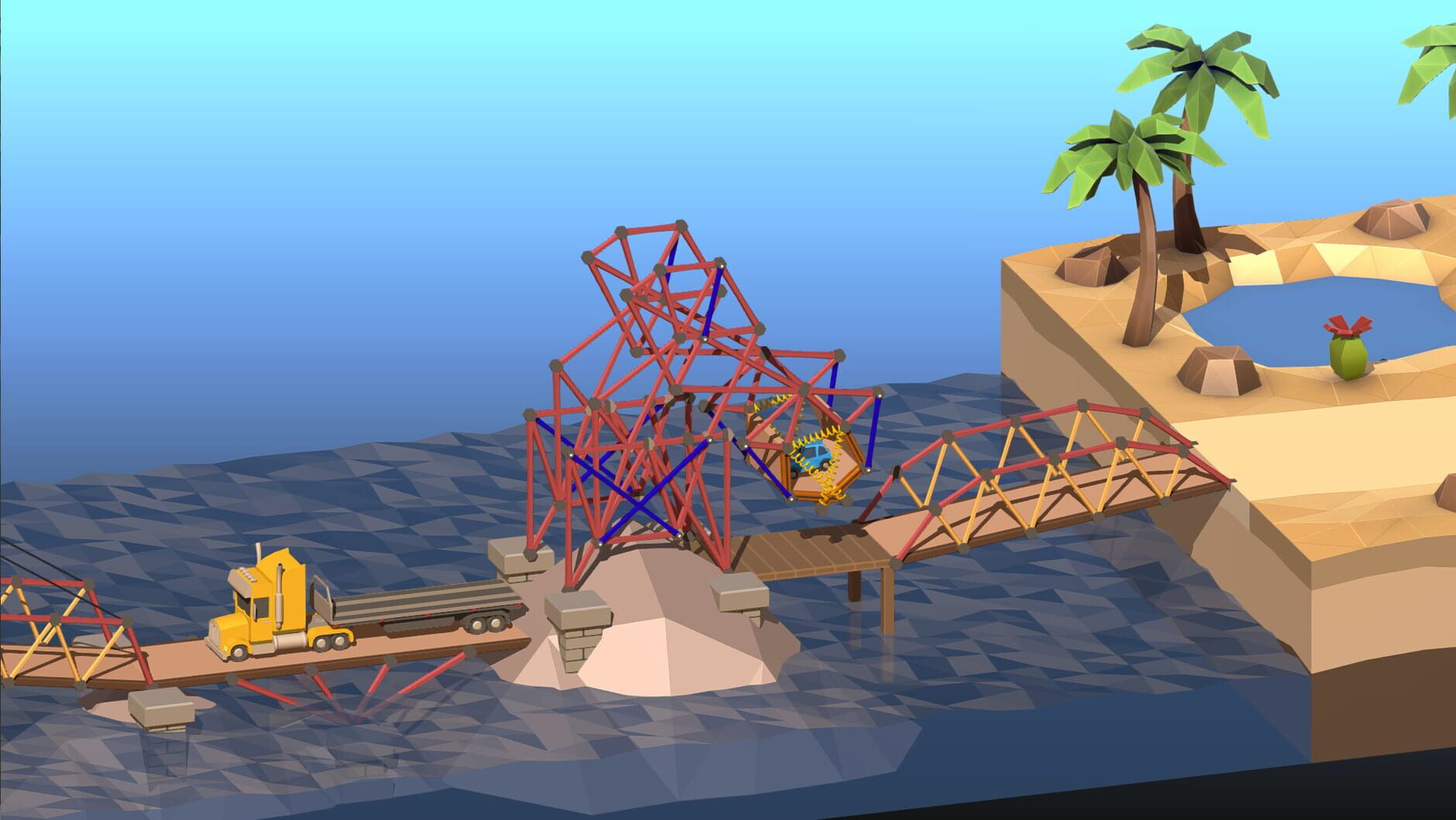 Screenshot for Poly Bridge 2