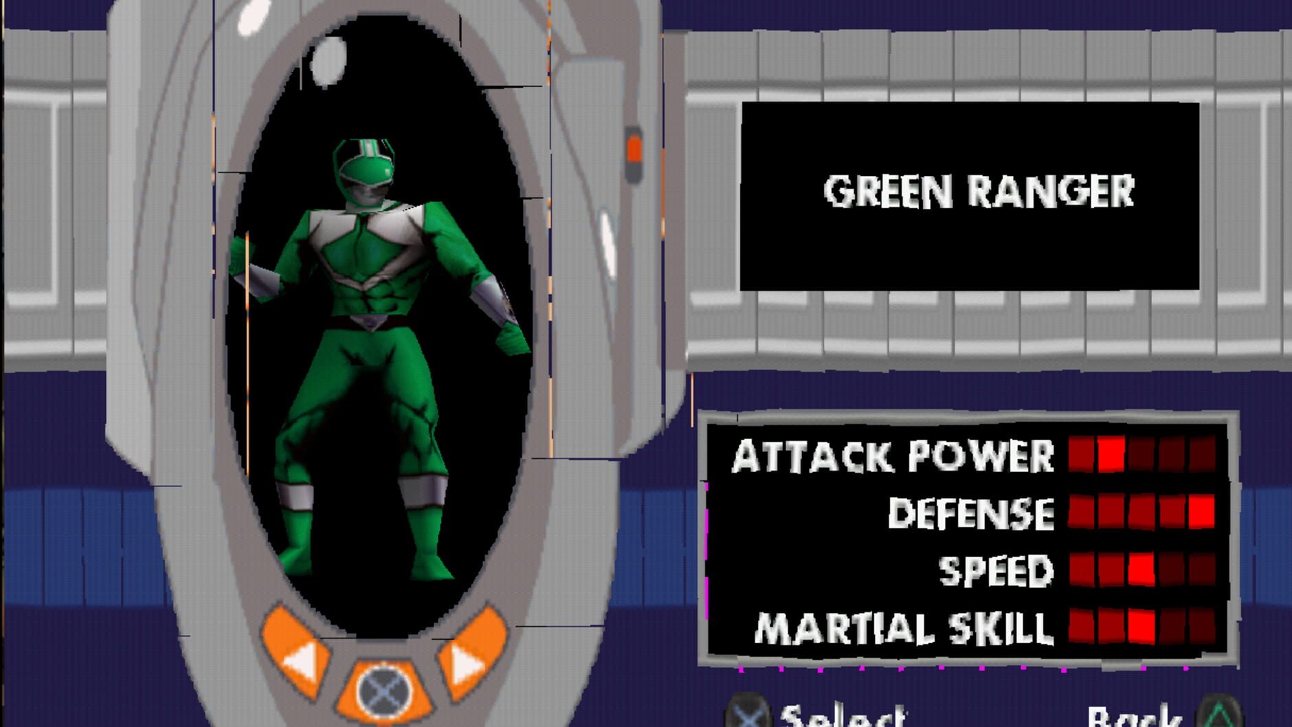 Screenshot for Power Rangers Time Force