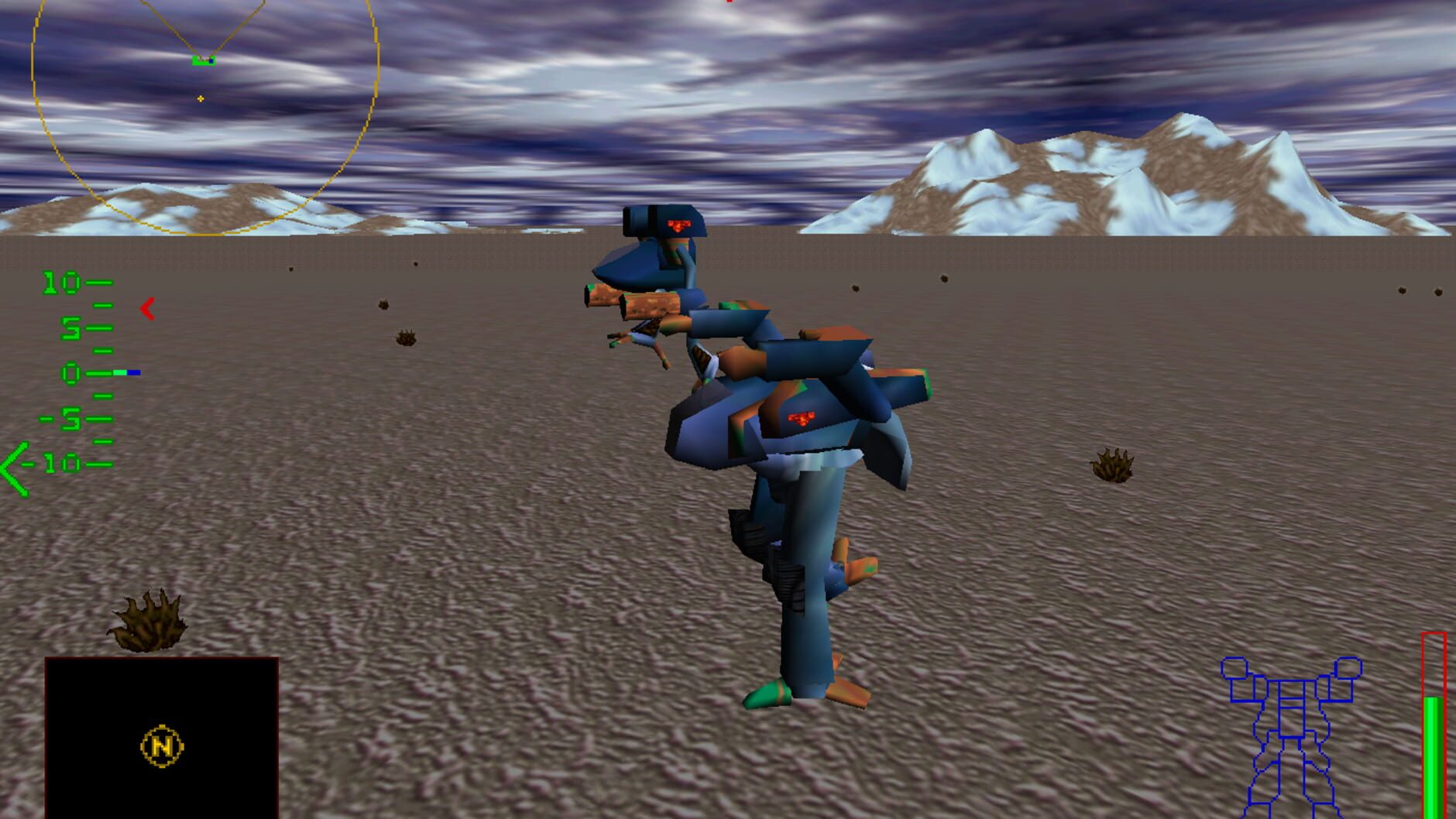 Screenshot for MechWarrior 2: Mercenaries