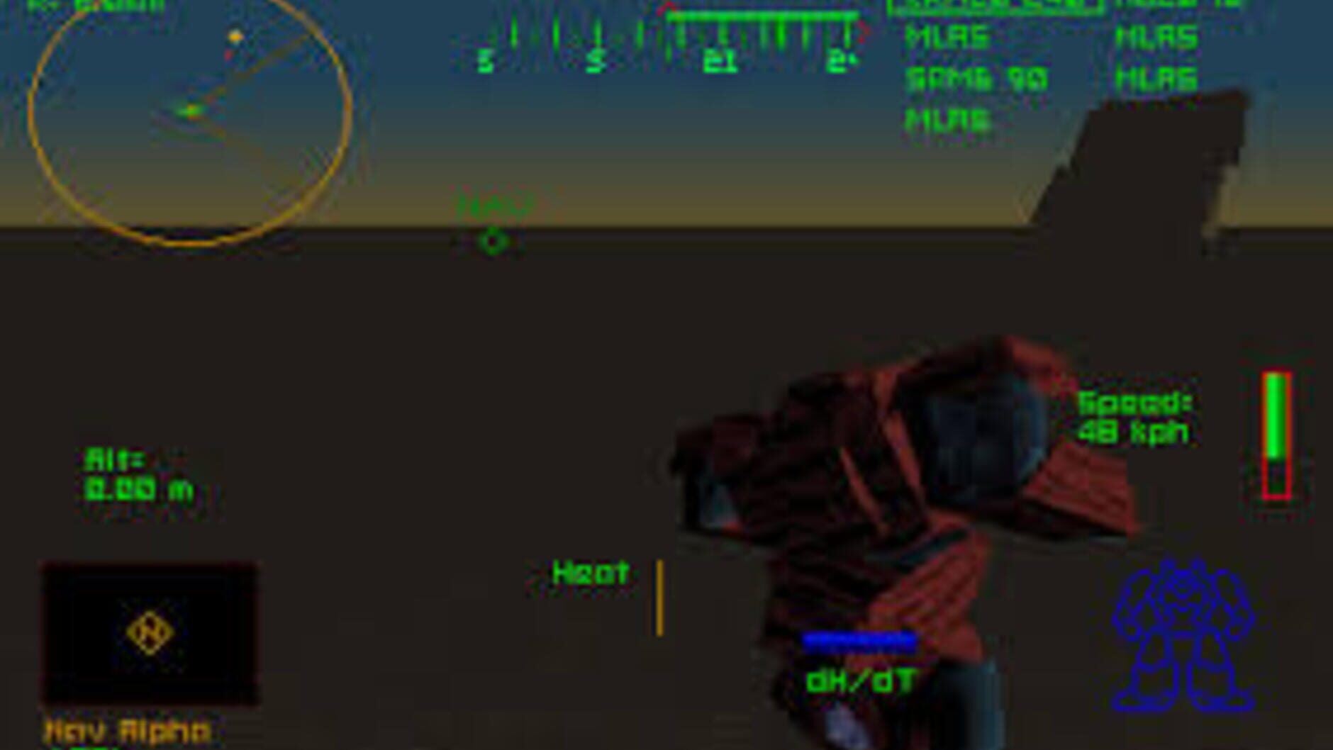 Screenshot for MechWarrior 2: Mercenaries