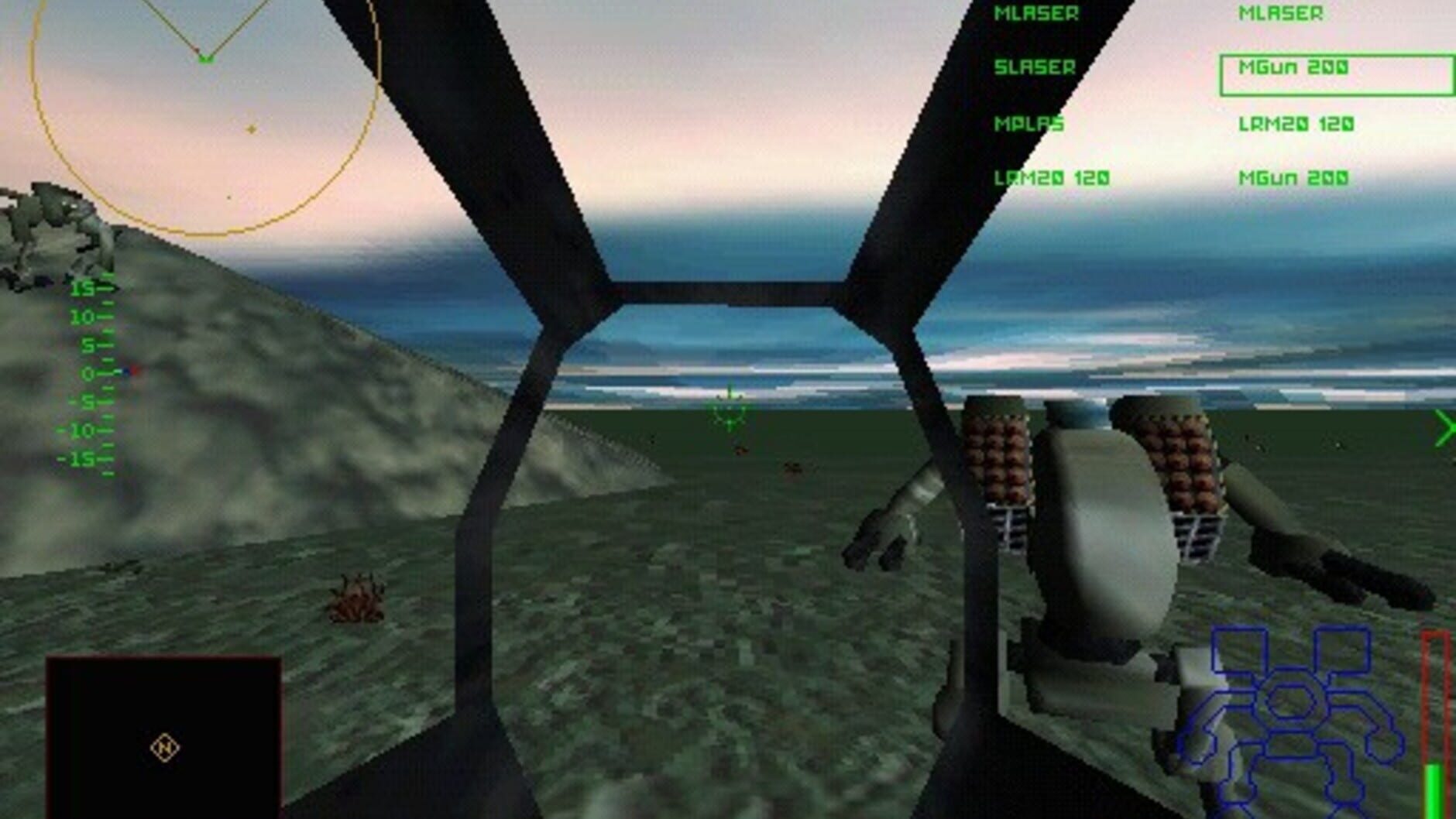 Screenshot for MechWarrior 2: Mercenaries