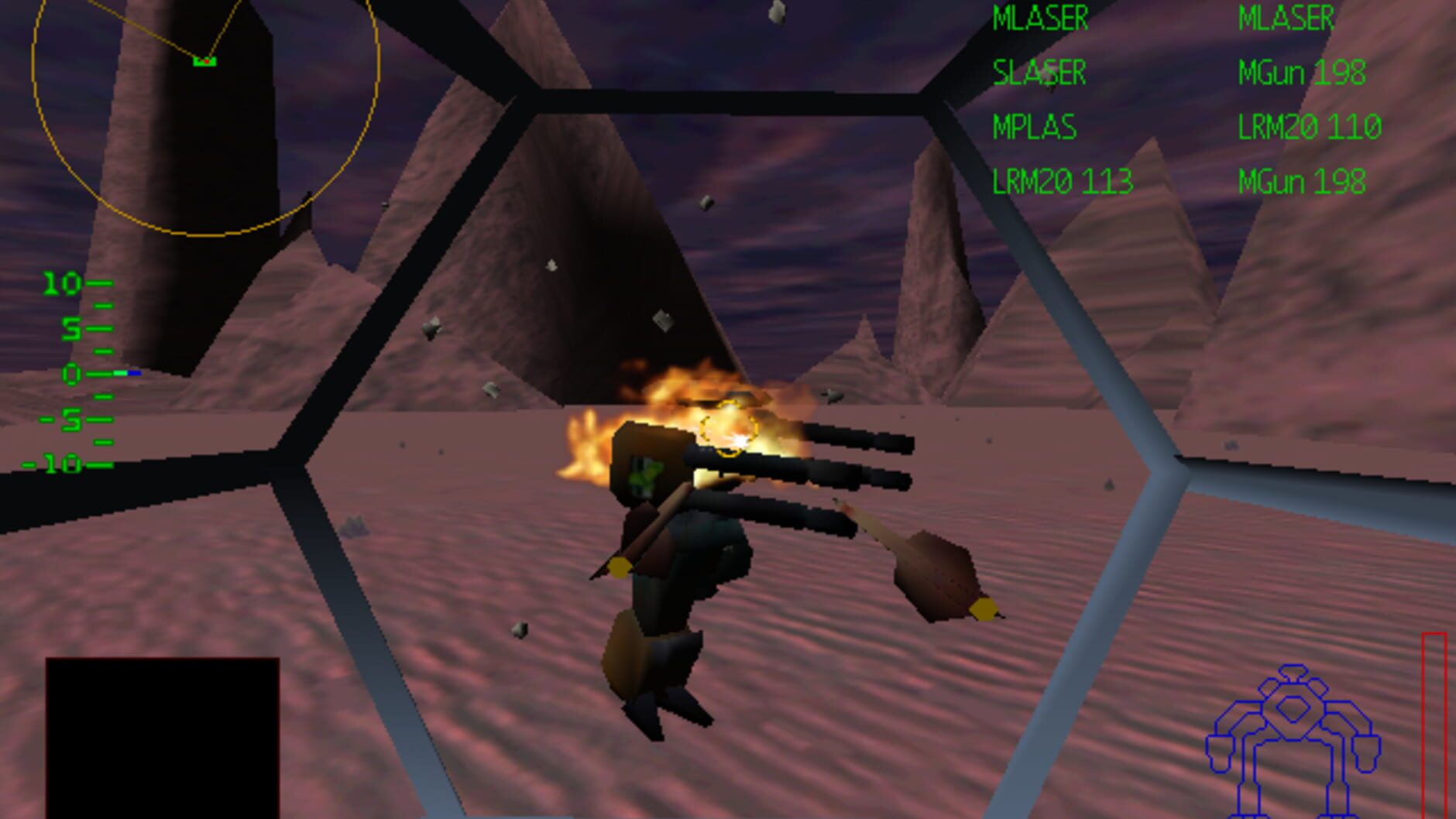 Screenshot for MechWarrior 2: Mercenaries