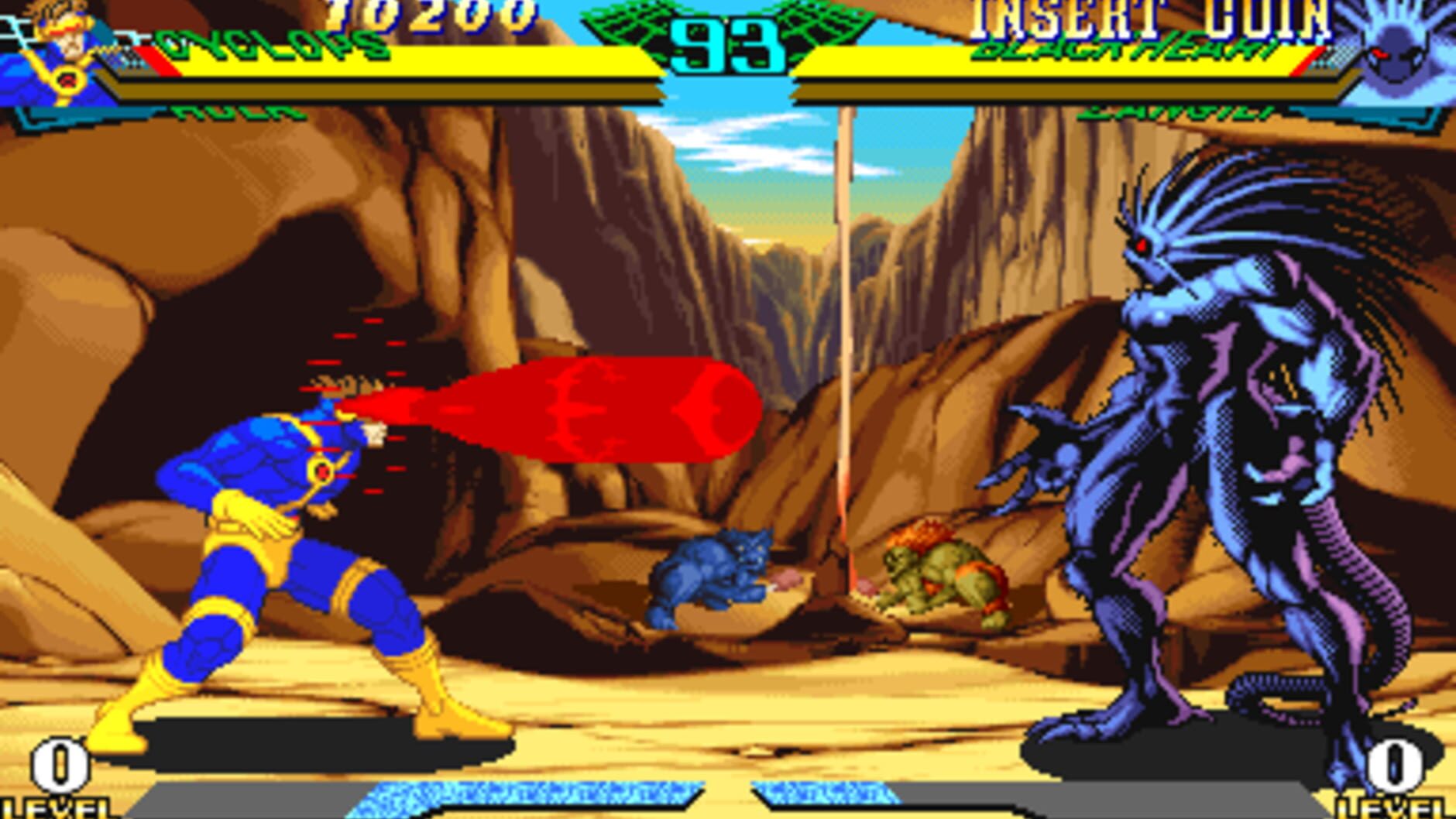 Screenshot for Marvel Super Heroes vs. Street Fighter