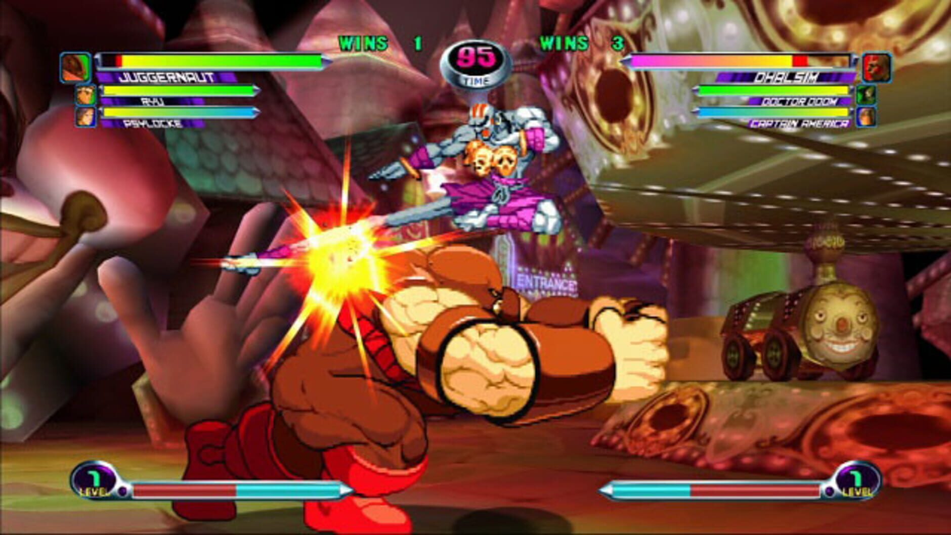 Screenshot for Marvel vs. Capcom 2: New Age of Heroes
