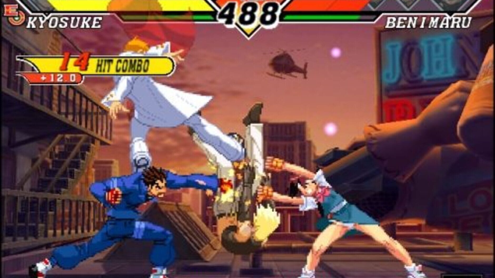 Screenshot for Capcom vs. SNK 2 EO