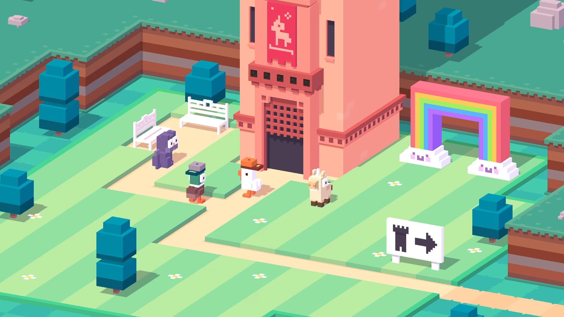 Screenshot for Crossy Road Castle