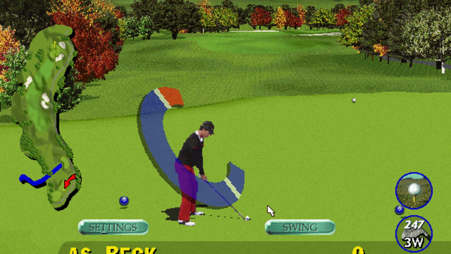 Screenshot for PGA Tour 96