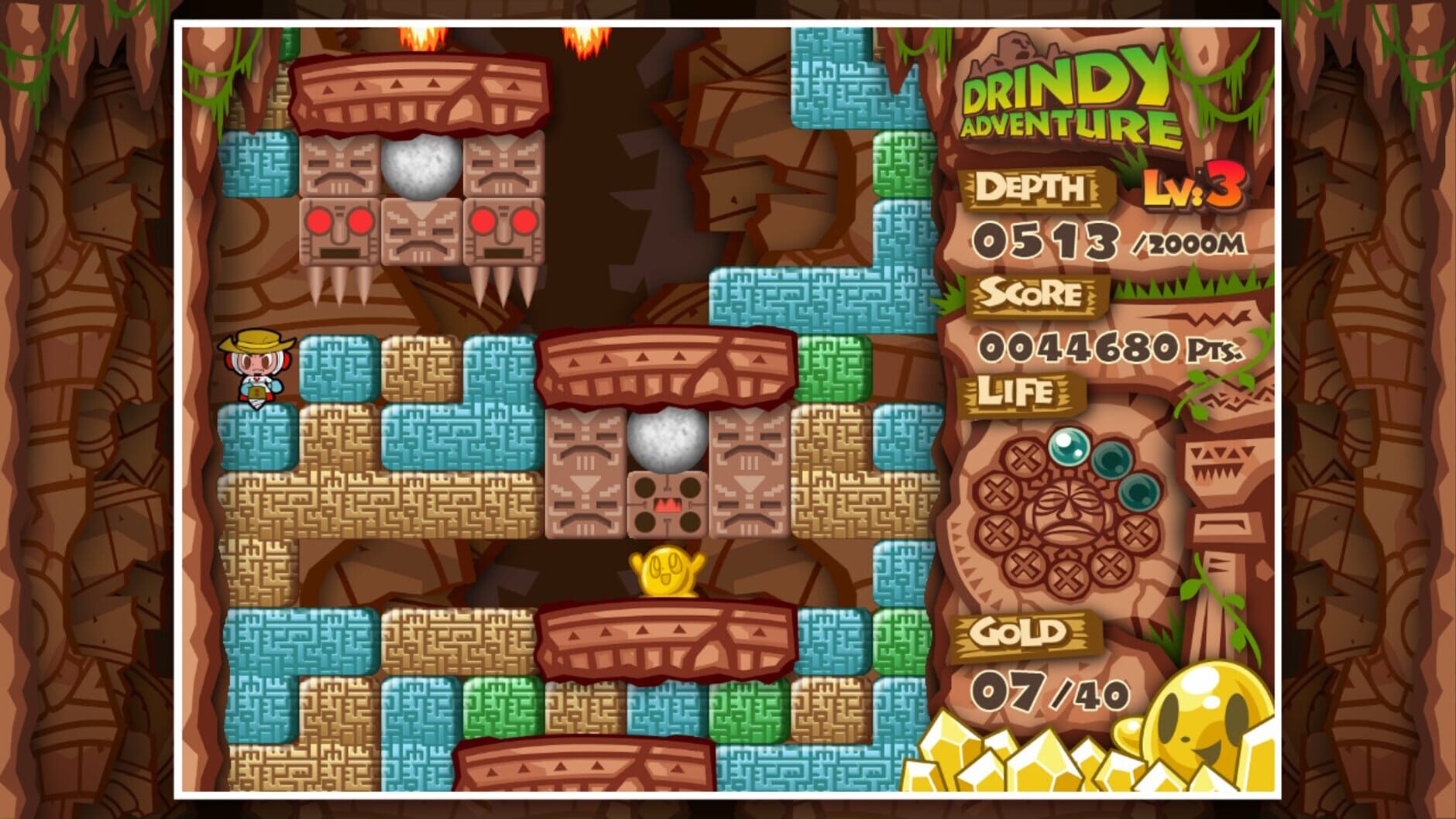 Screenshot for Mr. Driller: DrillLand