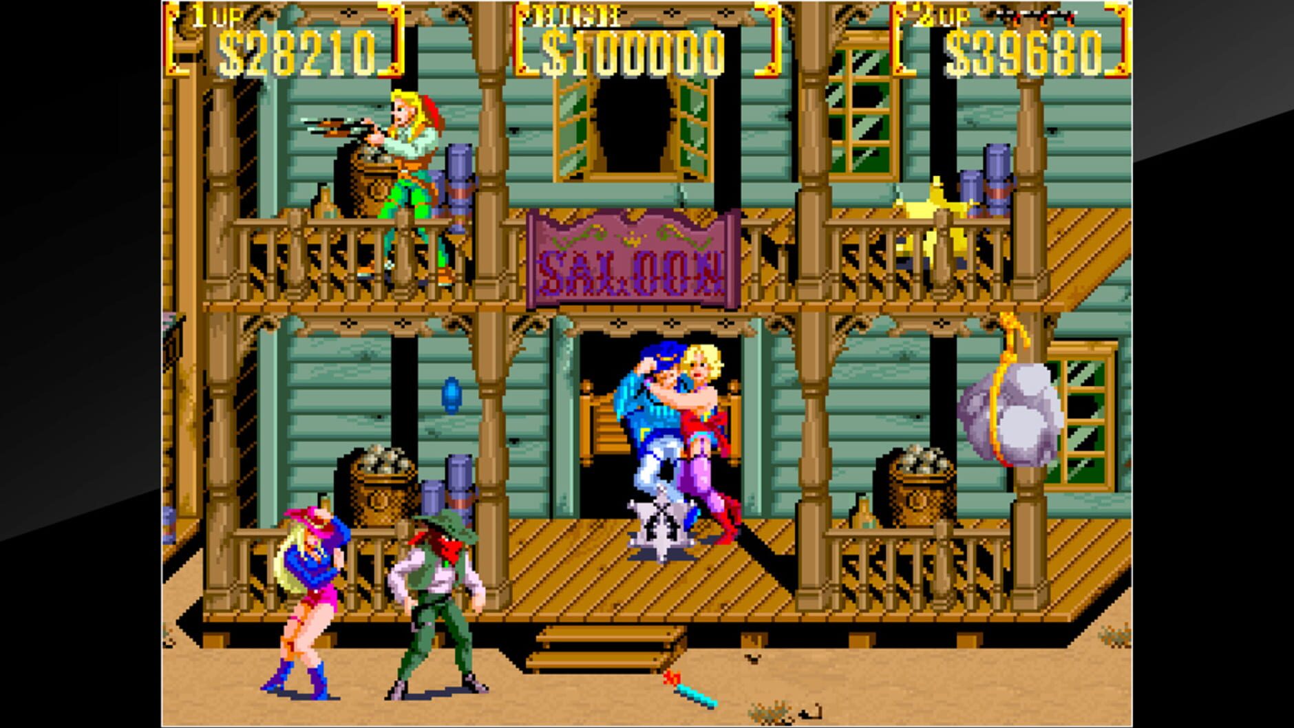 Screenshot for Arcade Archives: Sunset Riders
