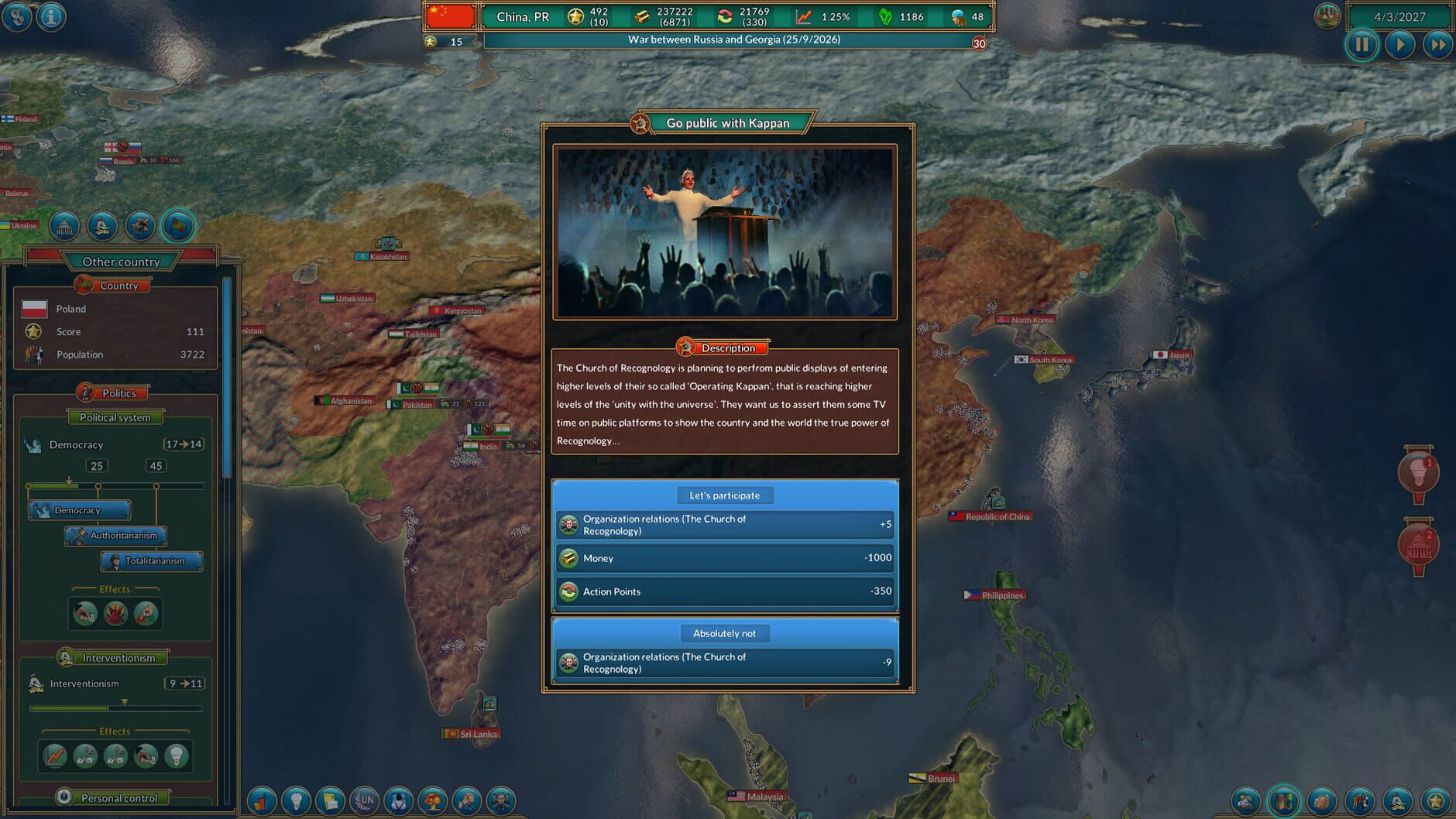 Screenshot for Realpolitiks: New Power