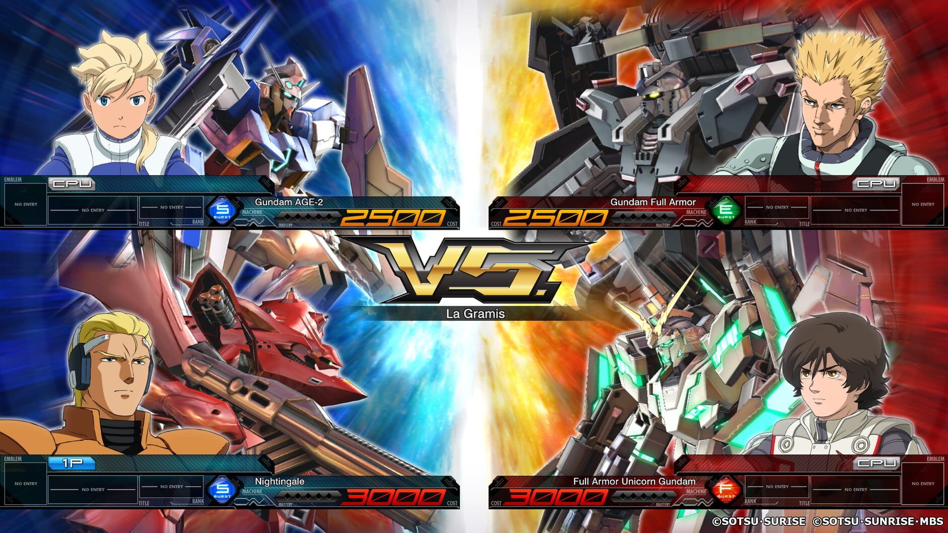 Screenshot for Mobile Suit Gundam: Extreme vs. Maxiboost - On
