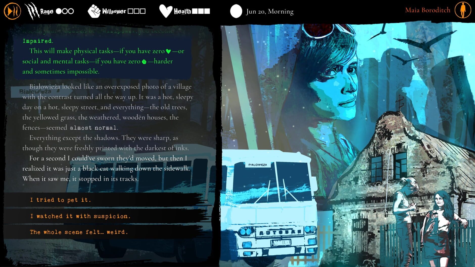 Screenshot for Werewolf: The Apocalypse - Heart of the Forest