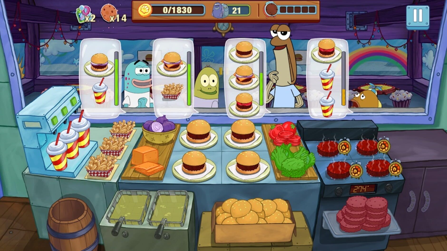 Screenshot for SpongeBob: Krusty Cook-Off