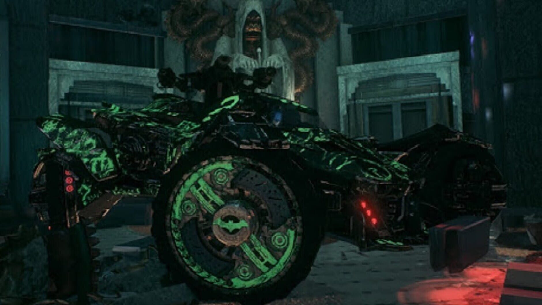 Screenshot for Batman: Arkham Knight - Riddler Themed Batmobile Skin
