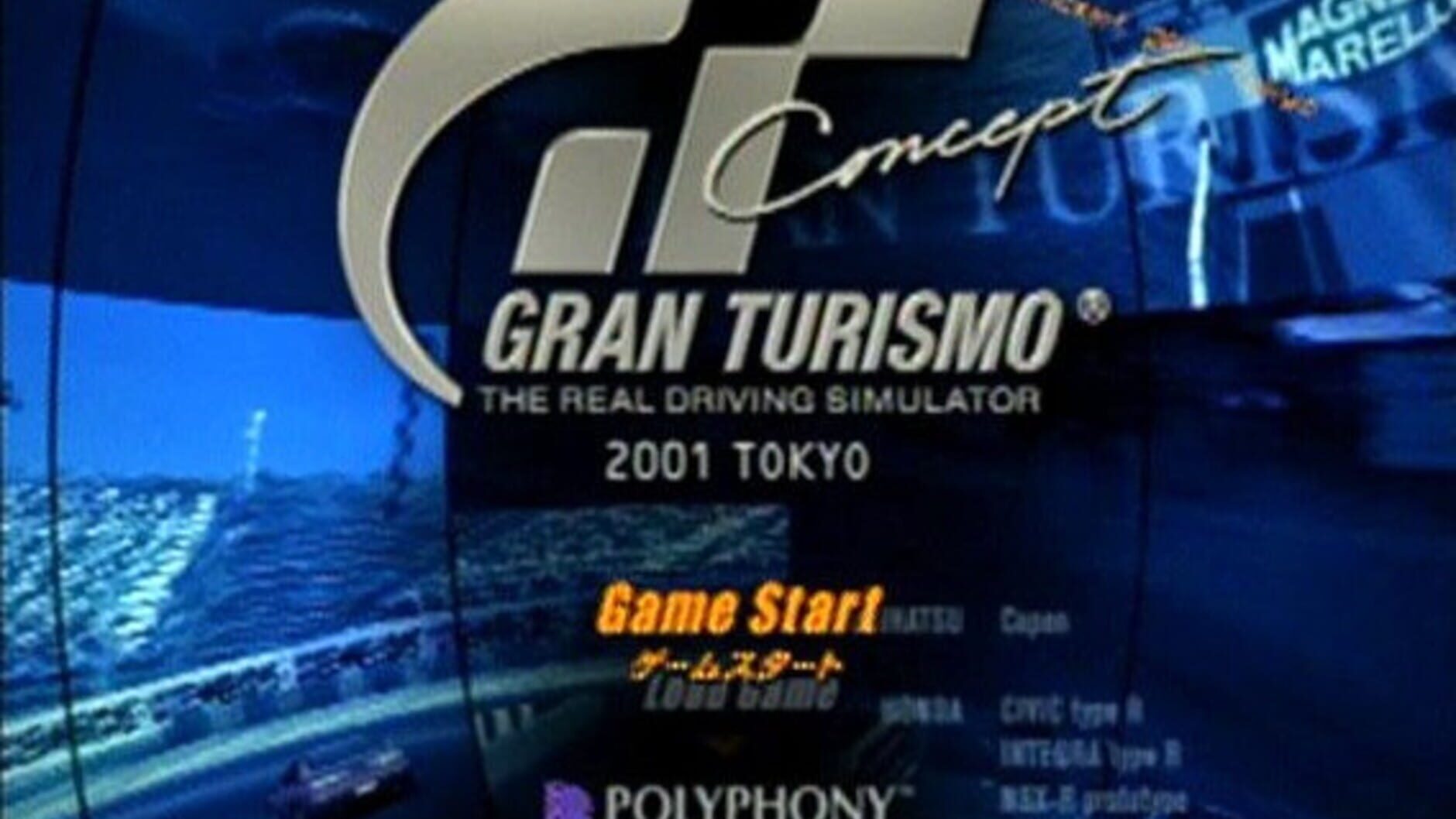 Screenshot for Gran Turismo Concept: 2001 Tokyo