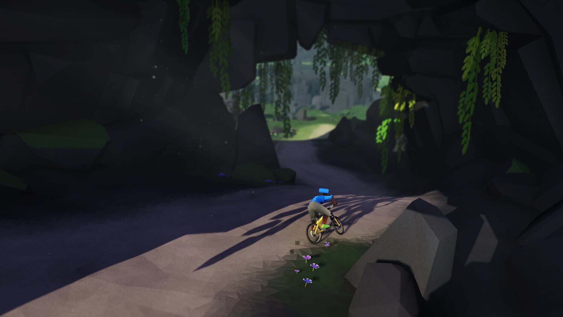 Screenshot for Lonely Mountains: Downhill - Eldfjall Island