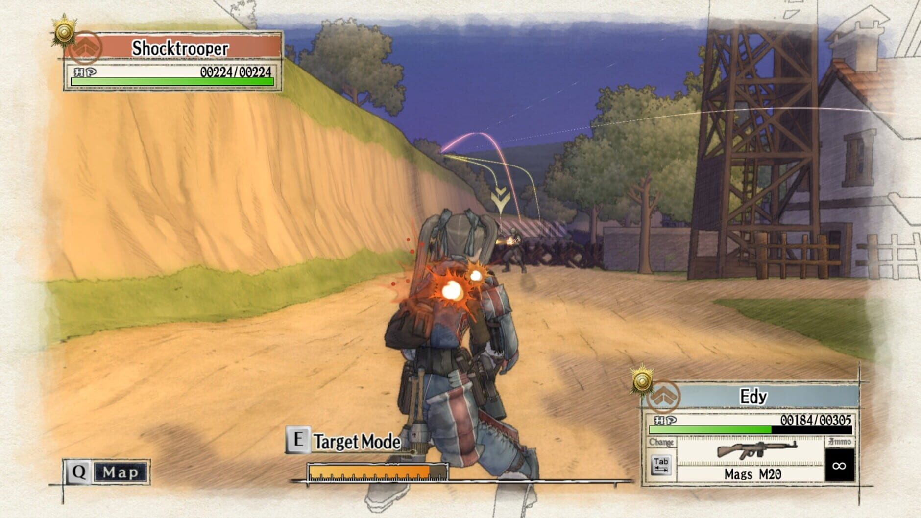 Screenshot for Valkyria Chronicles: Edy's Mission "Enter the Edy Detachment"