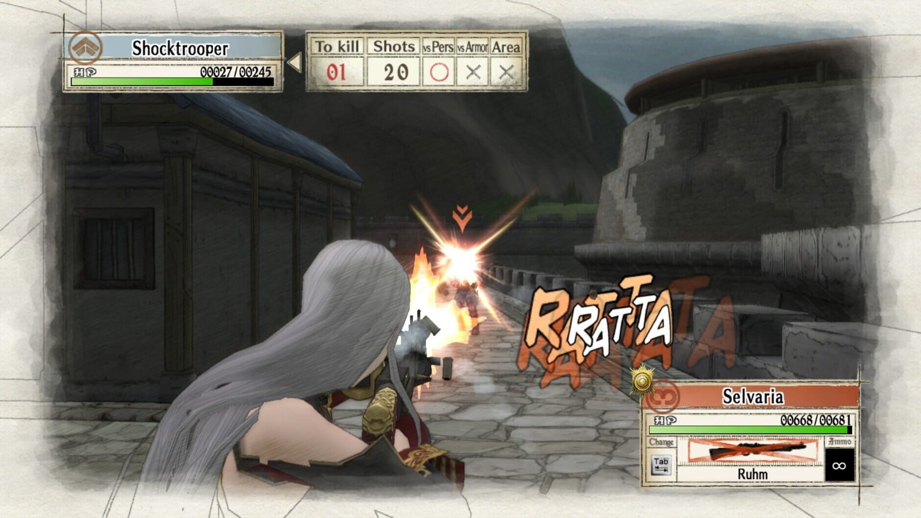 Screenshot for Valkyria Chronicles: Selveria's Mission - Behind Her Blue Flame