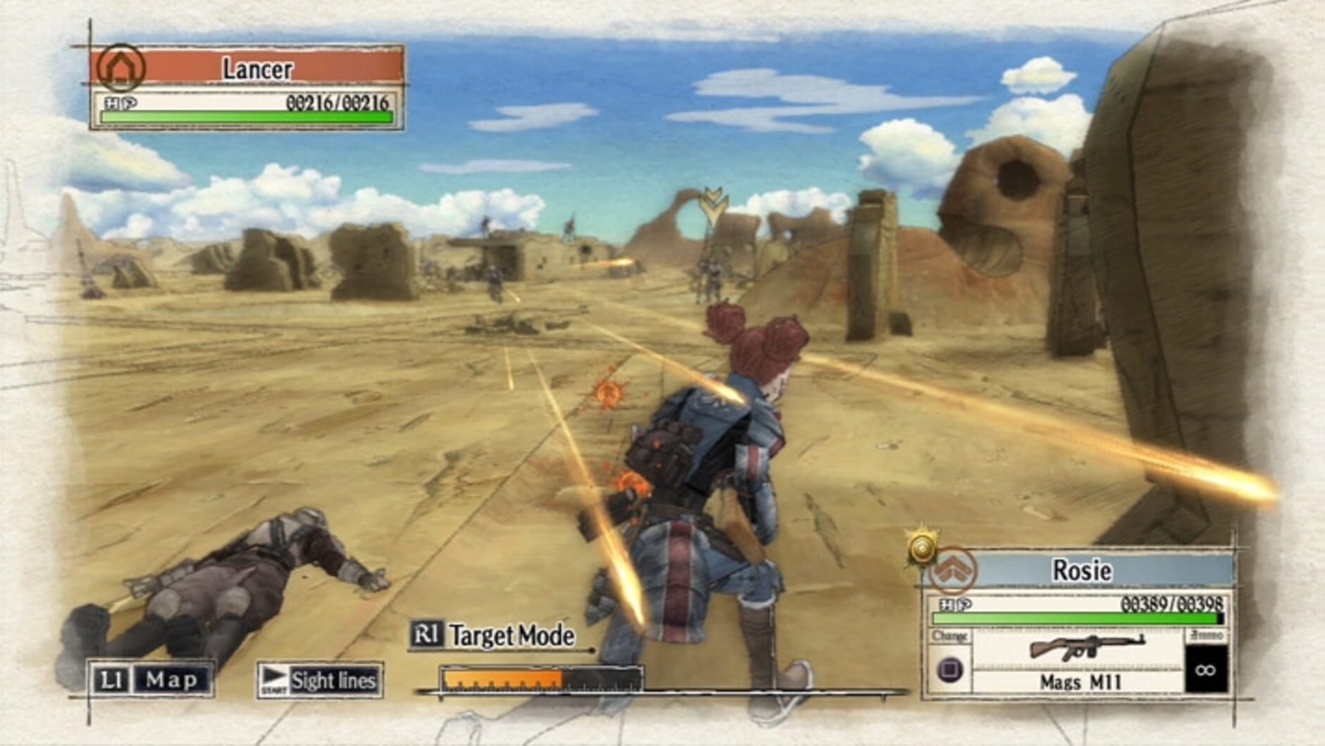 Screenshot for Valkyria Chronicles: Challenge of the Edy Detachment
