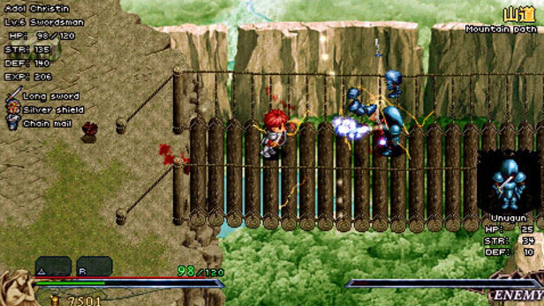 Screenshot for Ys I & II Chronicles