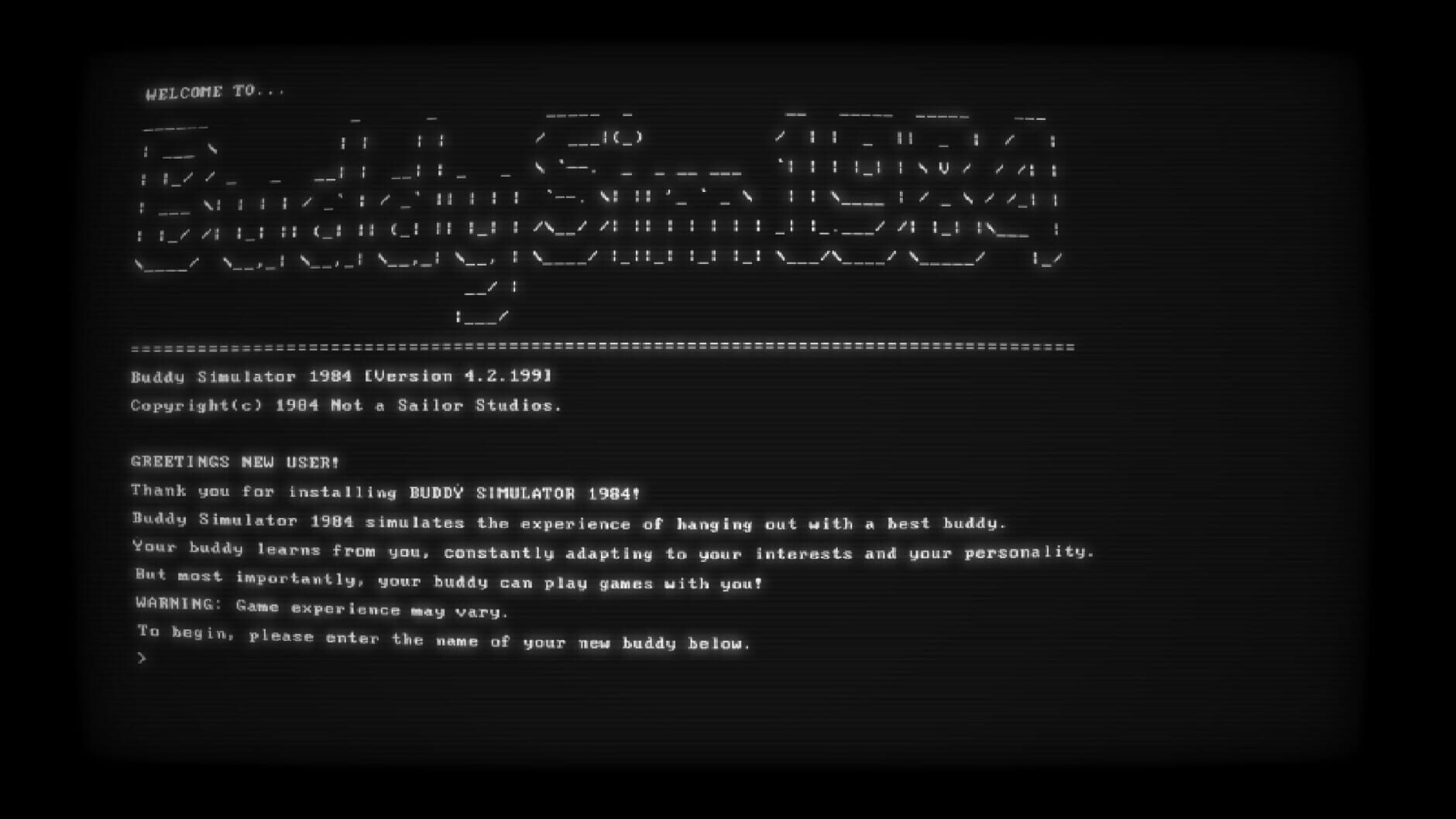 Screenshot for Buddy Simulator 1984