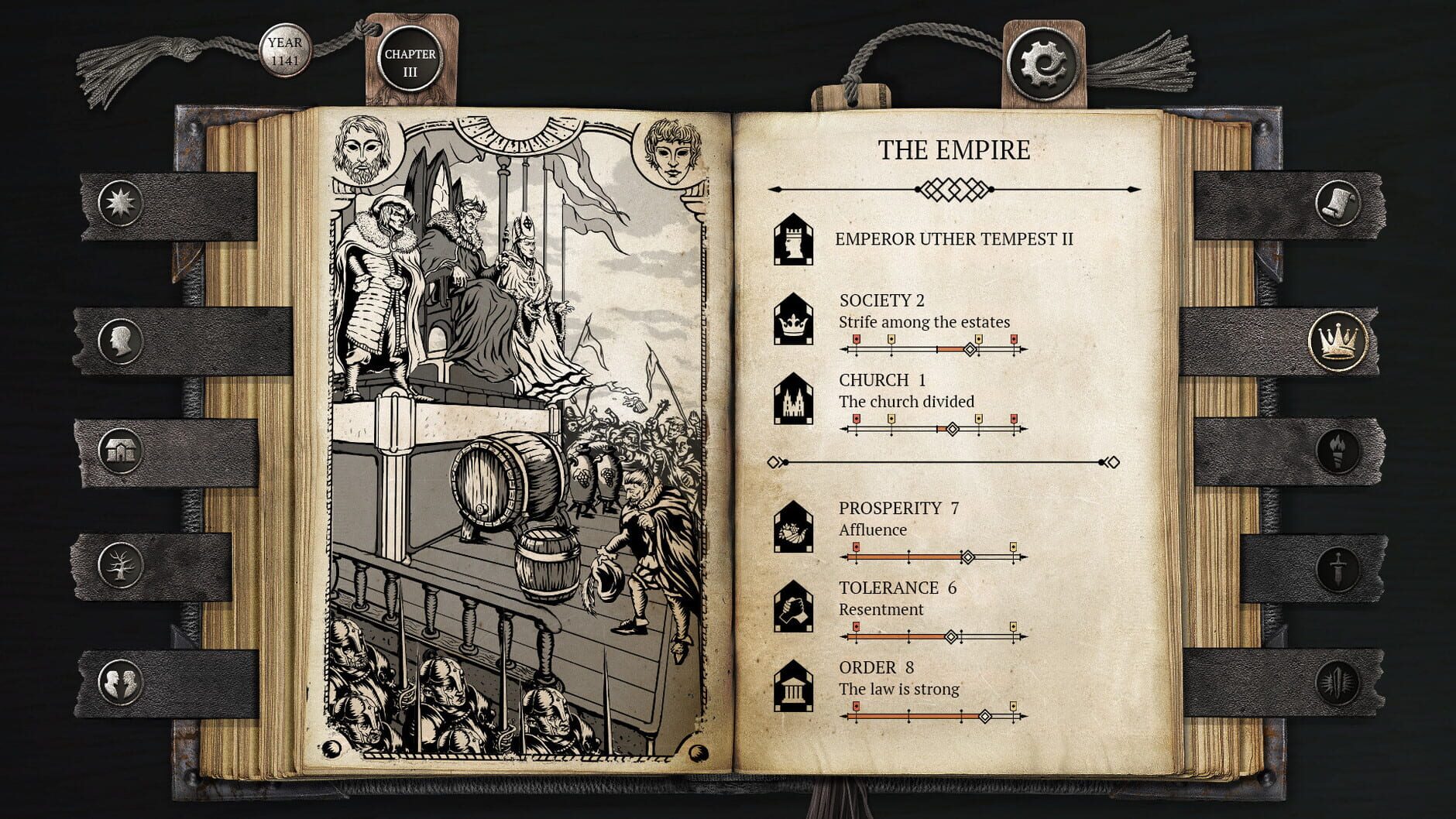 Screenshot for The Life and Suffering of Sir Brante