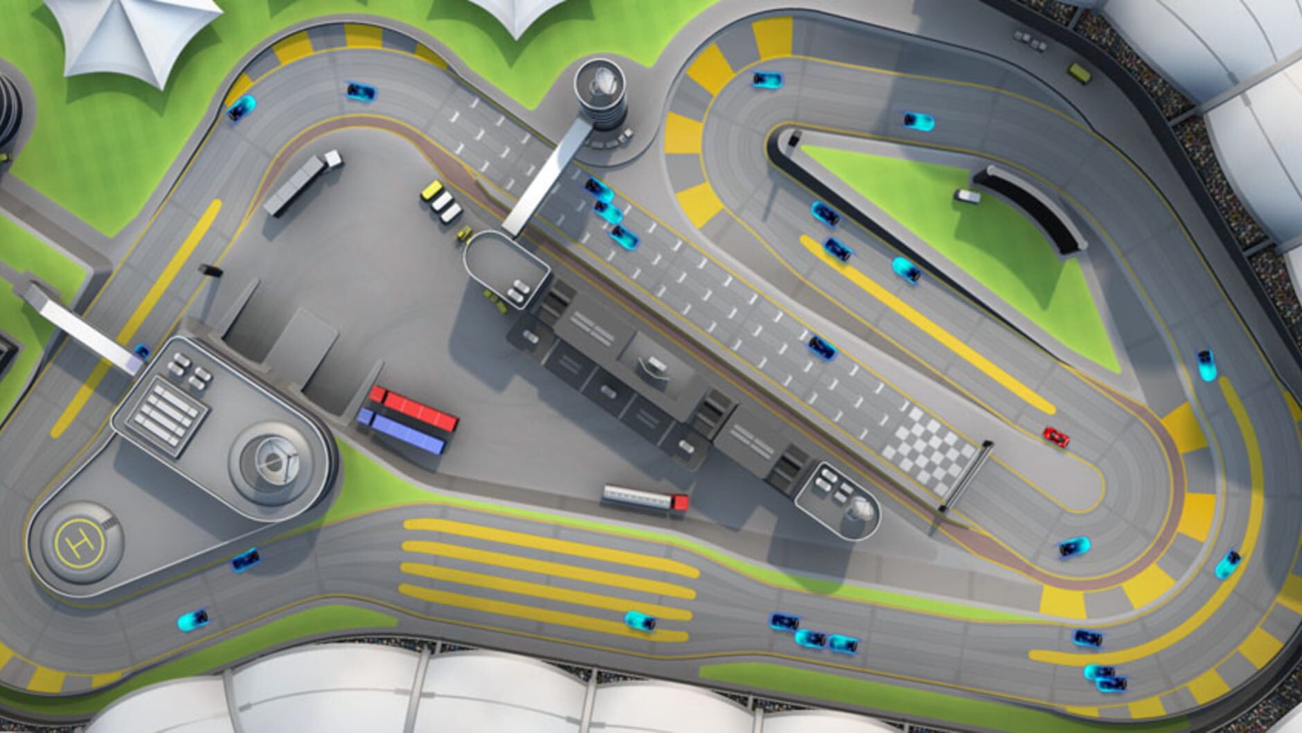 Screenshot for PixelJunk Racers