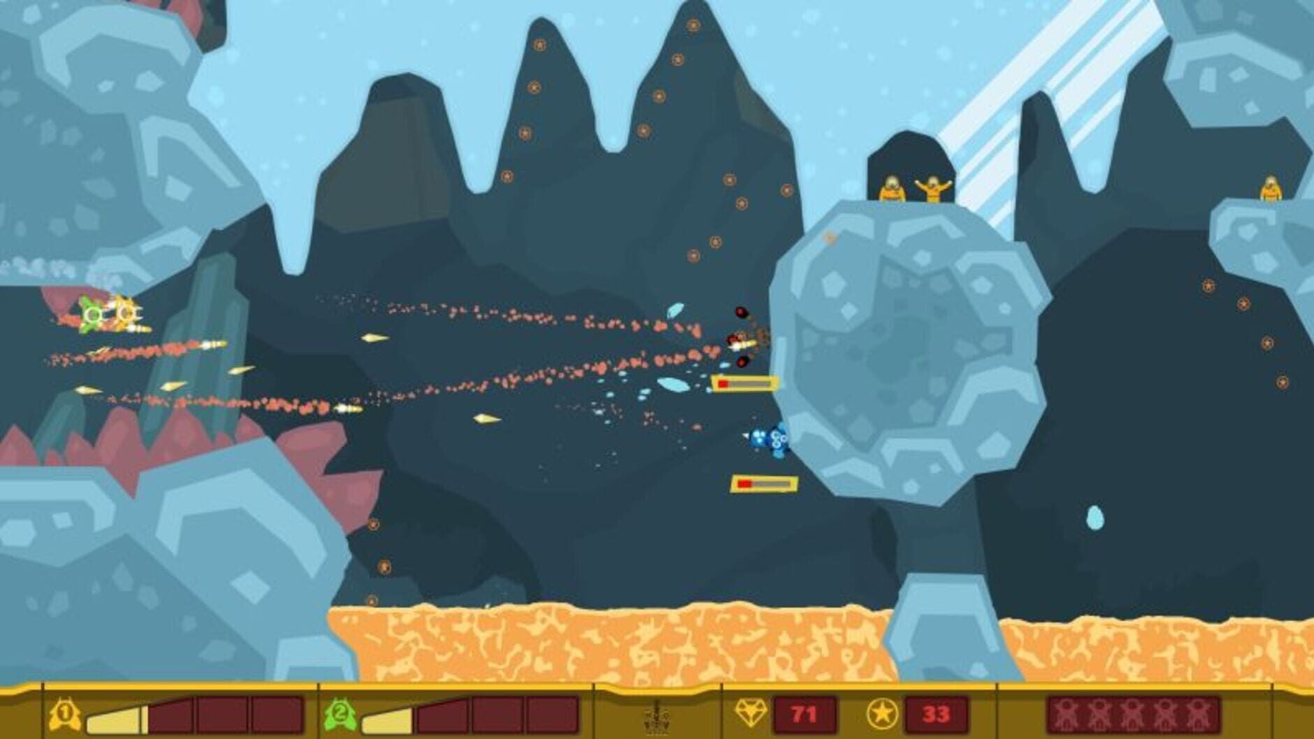 Screenshot for PixelJunk Shooter