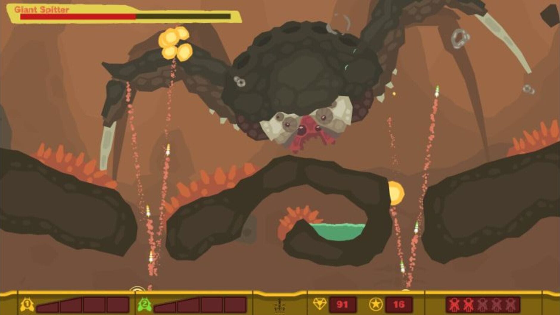 Screenshot for PixelJunk Shooter