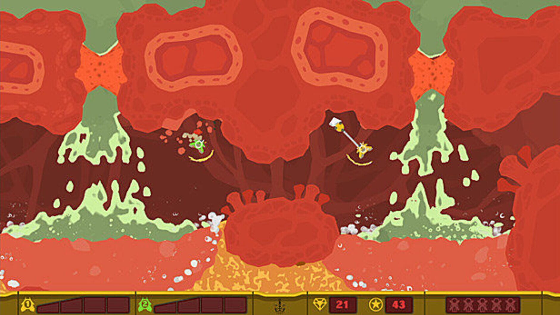 Screenshot for PixelJunk Shooter 2