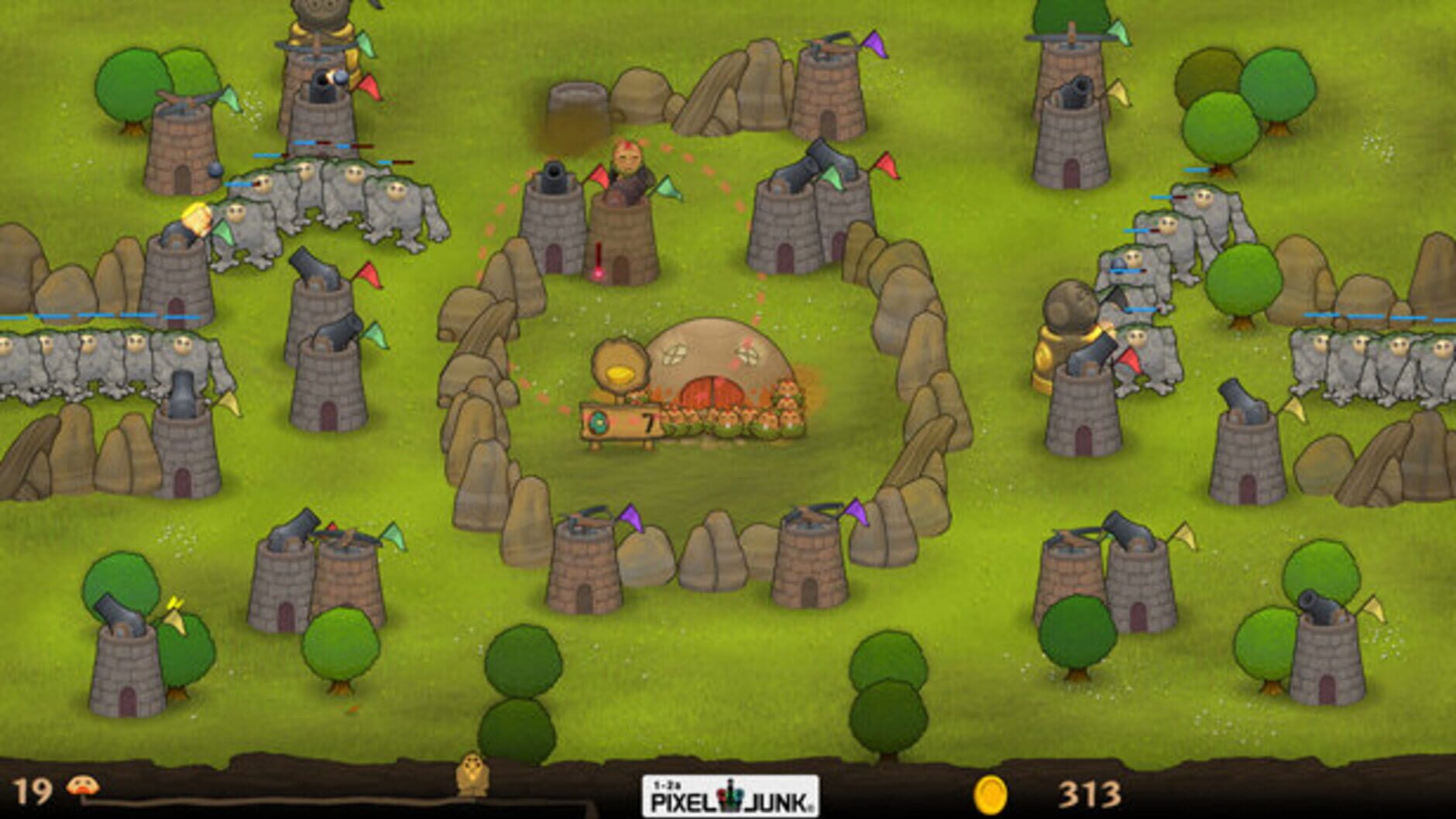 Screenshot for PixelJunk Monsters