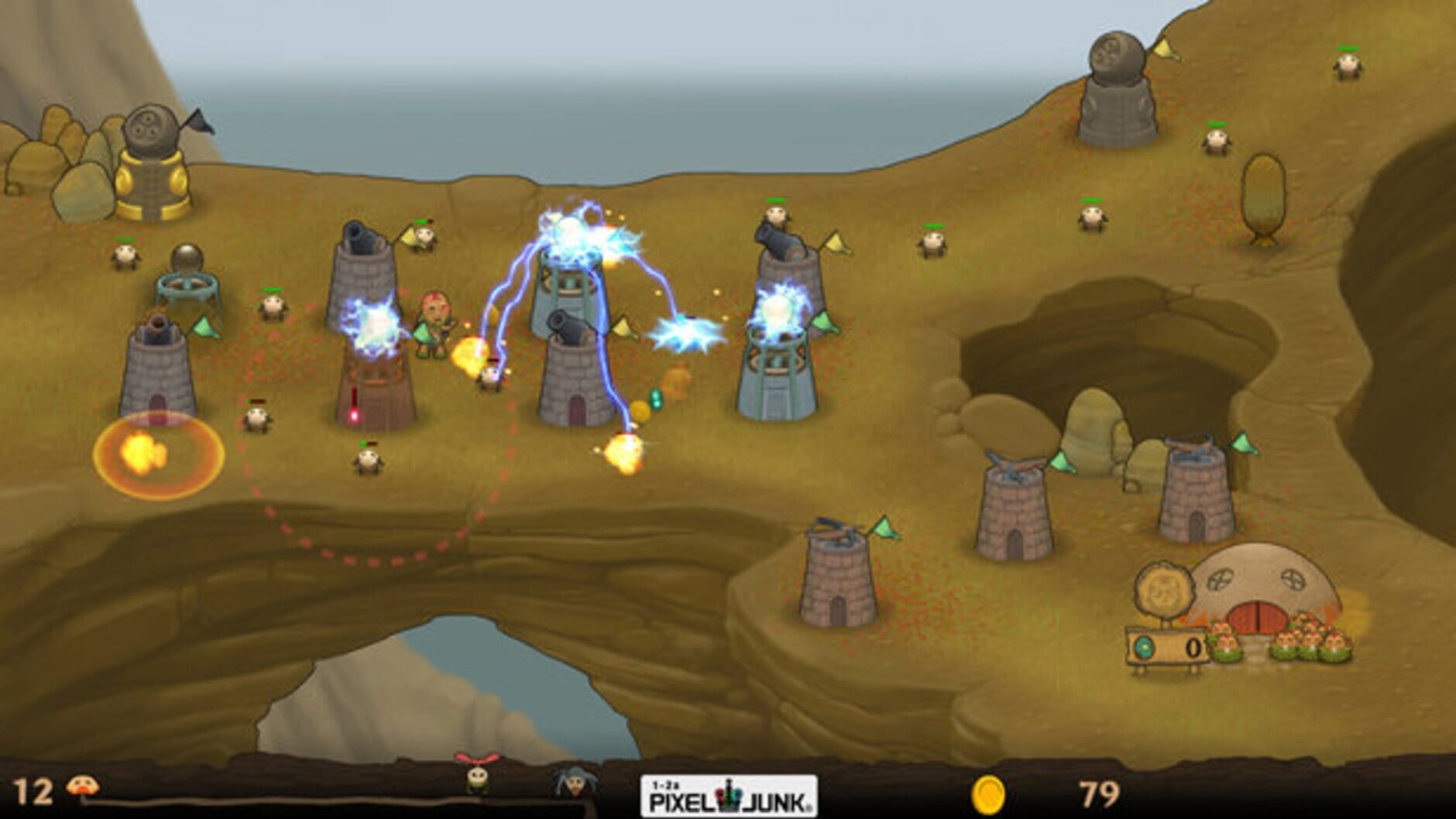 Screenshot for PixelJunk Monsters